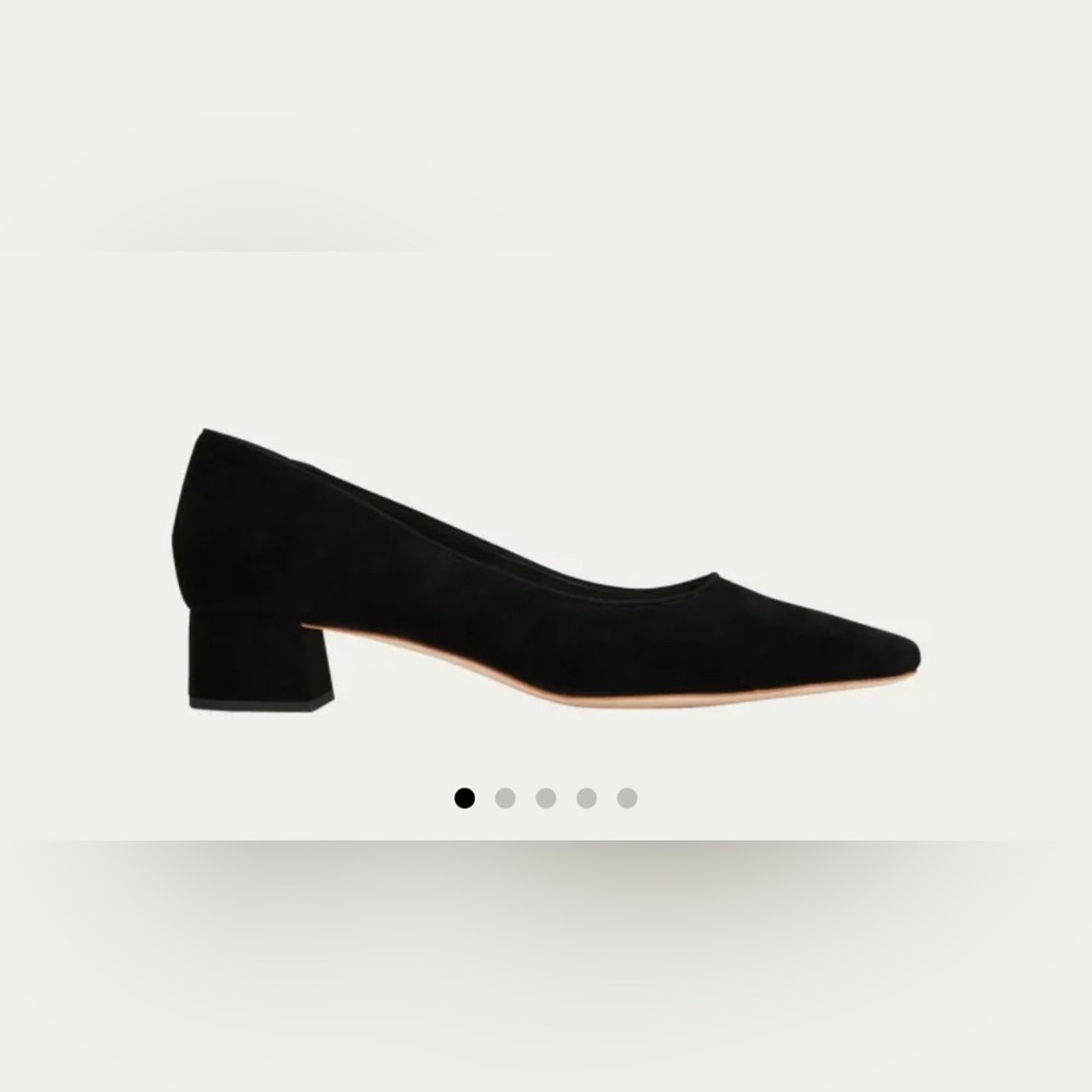 Almond Toe Suede Pumps